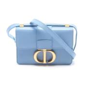 Pre-owned Leather dior-bags Dior Vintage , Blue , Dames