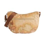 Klassieke Geo Print Schoudertas Alviero Martini 1a Classe , Brown , Da...