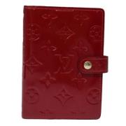 Pre-owned Leather wallets Louis Vuitton Vintage , Red , Dames