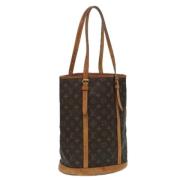 Pre-owned Canvas louis-vuitton-bags Louis Vuitton Vintage , Brown , Da...