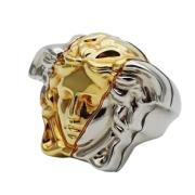 Pre-owned Fabric rings Versace Pre-owned , Yellow , Heren