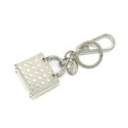 Pre-owned Fabric key-holders Dior Vintage , Gray , Dames