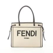 Pre-owned Canvas fendi-bags Fendi Vintage , Beige , Dames