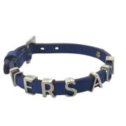 Pre-owned Leather bracelets Versace Pre-owned , Blue , Dames