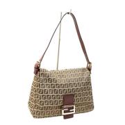 Pre-owned Canvas fendi-bags Fendi Vintage , Beige , Dames