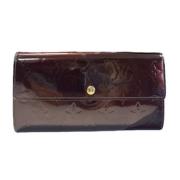 Pre-owned Fabric wallets Louis Vuitton Vintage , Red , Dames