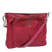 Pre-owned Nylon prada-bags Prada Vintage , Pink , Dames