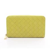 Pre-owned Leather wallets Bottega Veneta Vintage , Green , Dames