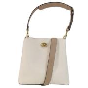 Pre-owned Leather shoulder-bags Coach Pre-owned , White , Dames