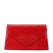 Pre-owned Leather louis-vuitton-bags Louis Vuitton Vintage , Red , Dam...