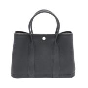 Pre-owned Leather handbags Hermès Vintage , Black , Dames