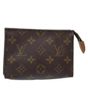 Pre-owned Canvas pouches Louis Vuitton Vintage , Brown , Dames