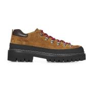 Bruine Veterschoenen Platte Aw24 Dsquared2 , Brown , Heren