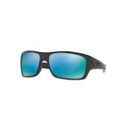 Zonnebril Turbine Stijl Oakley , Black , Heren