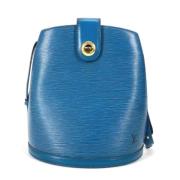 Pre-owned Fabric louis-vuitton-bags Louis Vuitton Vintage , Blue , Dam...