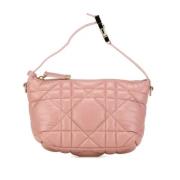 Pre-owned Leather clutches Dior Vintage , Pink , Dames