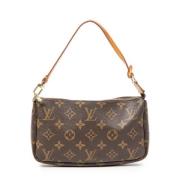 Pre-owned Canvas handbags Louis Vuitton Vintage , Brown , Dames