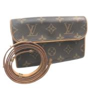 Pre-owned Canvas clutches Louis Vuitton Vintage , Brown , Dames