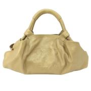 Pre-owned Leather handbags Loewe Pre-owned , Yellow , Dames