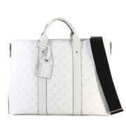 Pre-owned Leather louis-vuitton-bags Louis Vuitton Vintage , White , D...