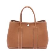 Pre-owned Leather handbags Hermès Vintage , Brown , Dames