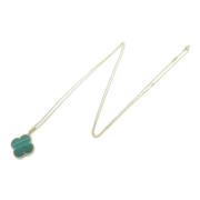 Pre-owned Yellow Gold necklaces Van Cleef & Arpels Pre-owned , Green ,...