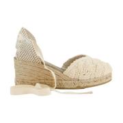 Platte schoenen in Turron-stijl Espadrilles , Beige , Dames