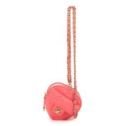 Pre-owned Leather shoulder-bags Chanel Vintage , Pink , Dames