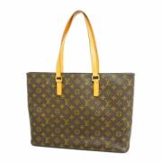 Pre-owned Fabric louis-vuitton-bags Louis Vuitton Vintage , Brown , Da...