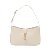 Pre-owned Leather shoulder-bags Yves Saint Laurent Vintage , White , D...