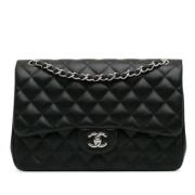 Pre-owned Leather chanel-bags Chanel Vintage , Black , Dames