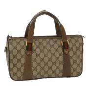 Pre-owned Canvas handbags Gucci Vintage , Brown , Dames