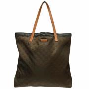 Pre-owned Leather gucci-bags Gucci Vintage , Brown , Dames