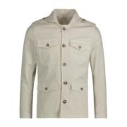 Beige Jas Stijl Giacca Jeckson Re-Hash , Beige , Heren