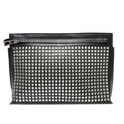 Pre-owned Leather clutches Loewe Pre-owned , Black , Heren