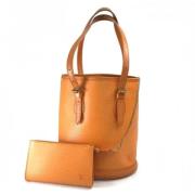 Pre-owned Leather louis-vuitton-bags Louis Vuitton Vintage , Orange , ...