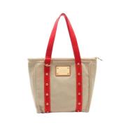 Pre-owned Canvas louis-vuitton-bags Louis Vuitton Vintage , Beige , Da...