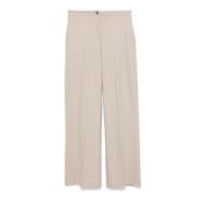 Duifgrijs Stijlvolle Broek Seventy , Beige , Dames