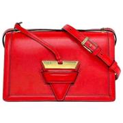 Pre-owned Leather crossbody-bags Loewe Pre-owned , Red , Dames