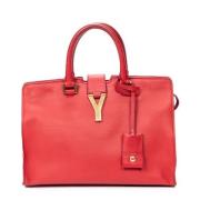 Pre-owned Leather handbags Yves Saint Laurent Vintage , Red , Dames