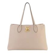 Pre-owned Leather louis-vuitton-bags Louis Vuitton Vintage , Beige , D...