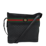 Pre-owned Leather gucci-bags Gucci Vintage , Black , Dames