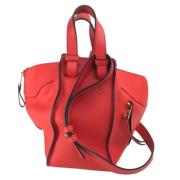 Pre-owned Leather handbags Loewe Pre-owned , Red , Dames