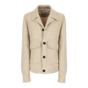 Beige Stijlvolle Jas L.b.m. 1911 , Beige , Heren