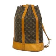 Pre-owned Fabric louis-vuitton-bags Louis Vuitton Vintage , Brown , Da...