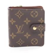 Pre-owned Plastic wallets Louis Vuitton Vintage , Brown , Dames