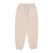 Fleece Trainingsbroek Nike , Beige , Dames