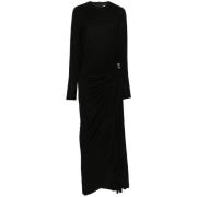 Kristalstenen jurk in zwart Christopher Esber , Black , Dames