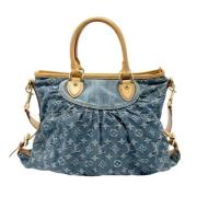 Pre-owned Fabric louis-vuitton-bags Louis Vuitton Vintage , Blue , Dam...