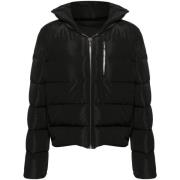 Zwarte Donsjas met Capuchon Rick Owens , Black , Heren